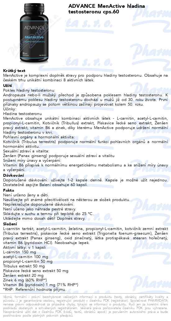 ADVANCE MenActive cps. 60