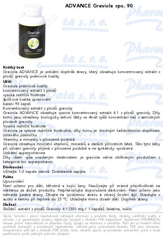 ADVANCE Graviola cps. 90