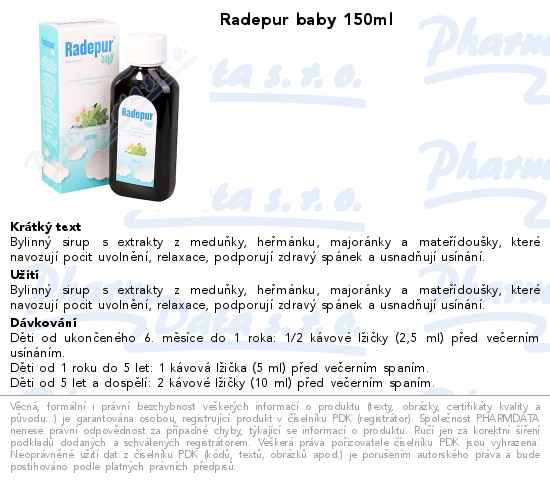 Radepur baby 150ml