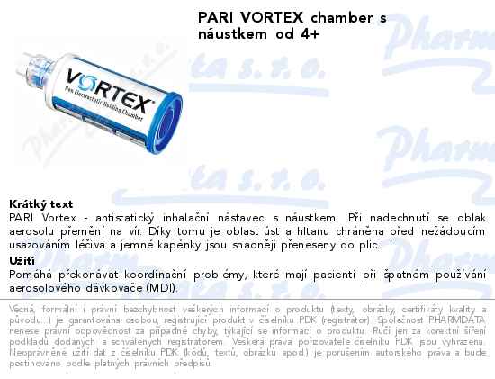 PARI VORTEX chamber s nĂˇustkem od 4+