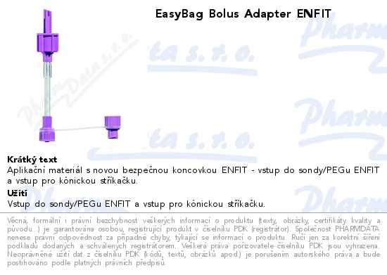EasyBag Bolus Adapter ENFIT