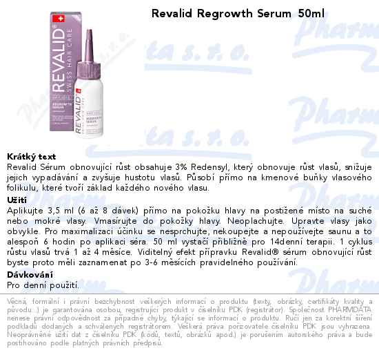 Revalid Regrowth Serum 50ml