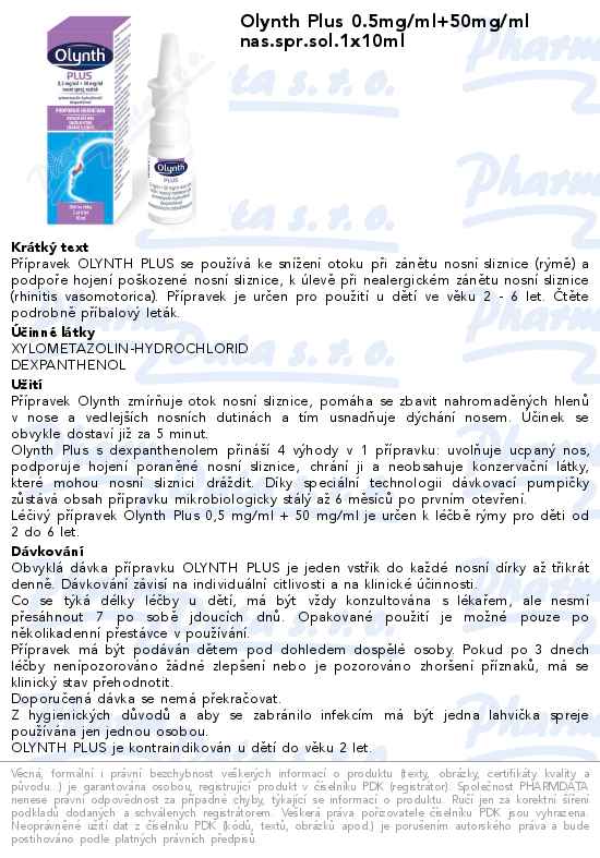 Olynth Plus 0.5mg/ml+50mg/ml nas.spr.sol.1x10ml