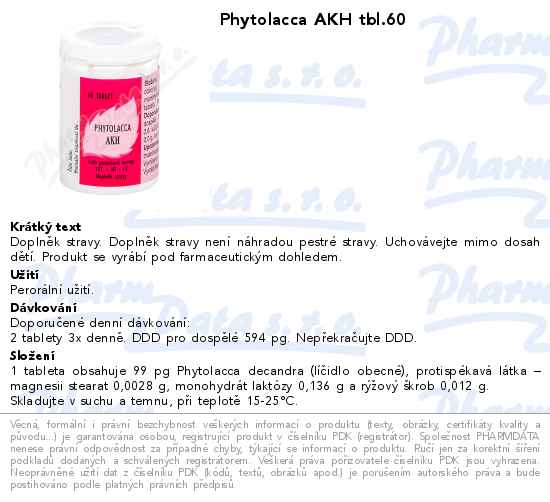 Phytolacca AKH tbl.60