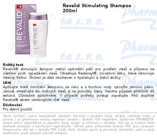 Revalid Stimulating Shampoo 200ml