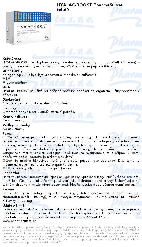 HYALAC-BOOST PharmaSuisse tbl.60