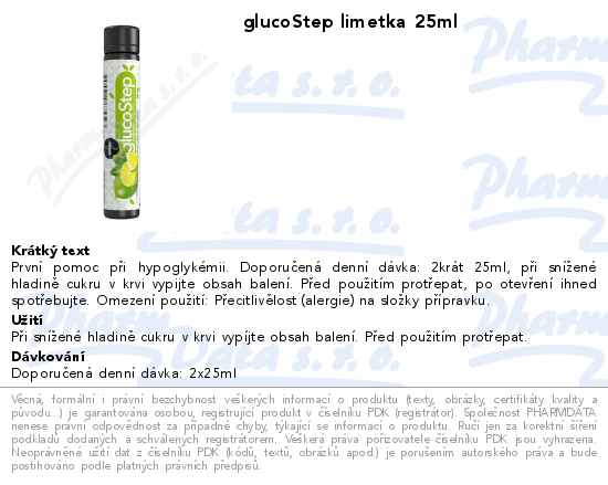 glucoStep limetka 25ml