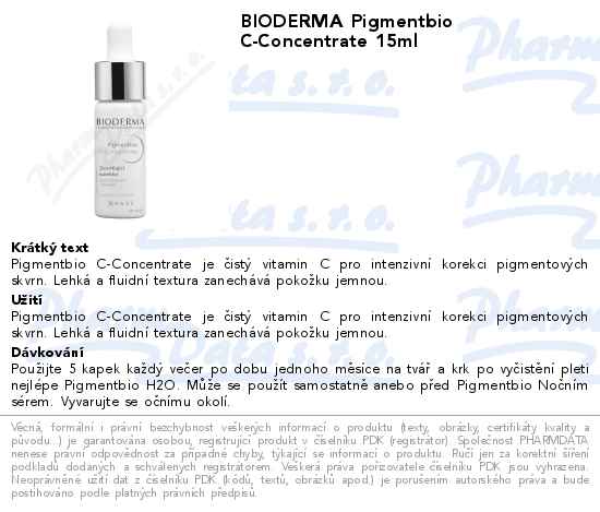 BIODERMA Pigmentbio C-Concentrate 15ml
