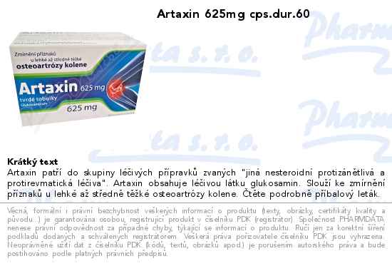 Artaxin 625mg cps.dur.60