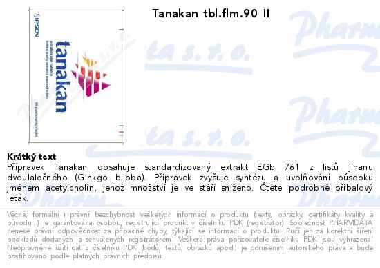 Tanakan tbl.flm.90 II