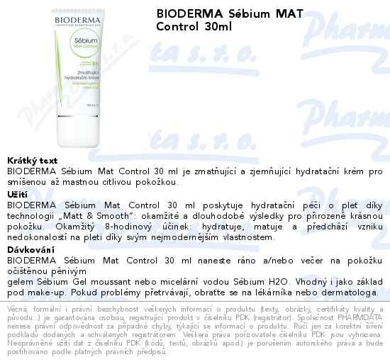 BIODERMA SĂ©bium MAT Control 30ml