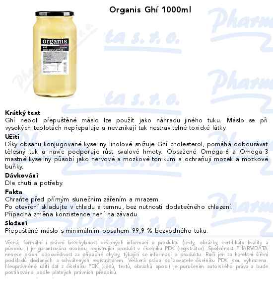 Organis GhĂ­ 1000ml