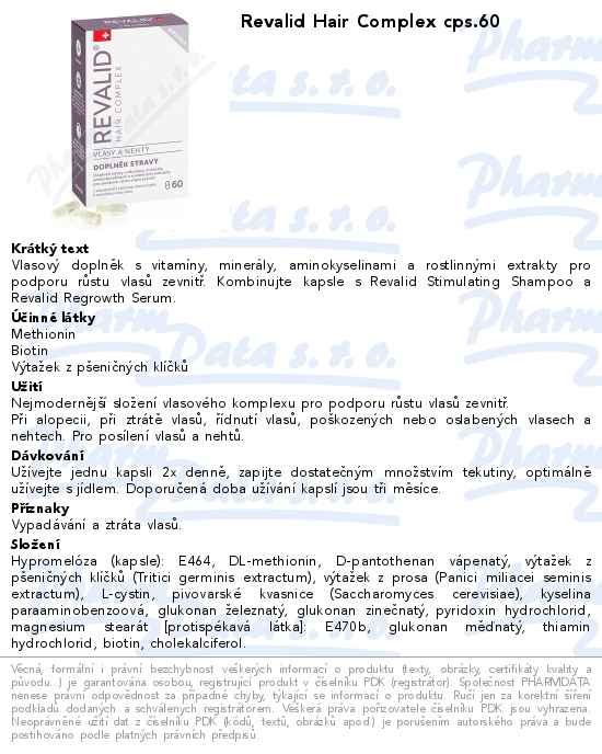 Revalid Hair Complex cps.60