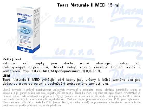 Tears Naturale II MED 15 ml