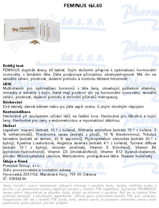 FEMINUS tbl.60