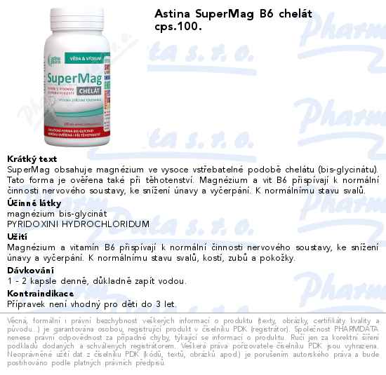 Astina SuperMag B6 chelĂˇt cps.100.