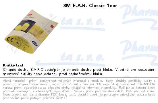 3M E.A.R. Classic 1pĂˇr