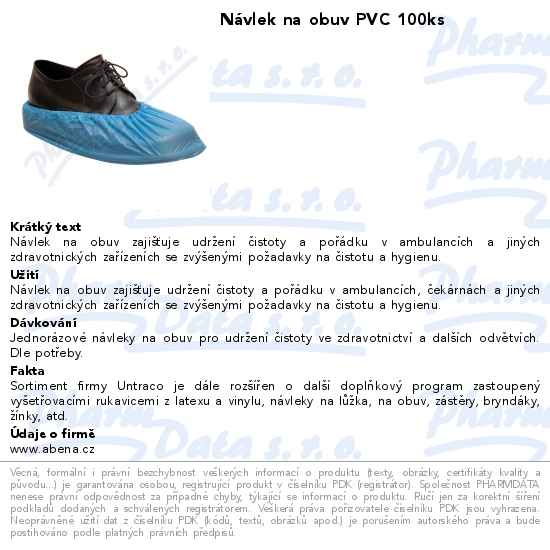 NĂˇvlek na obuv PVC 100ks