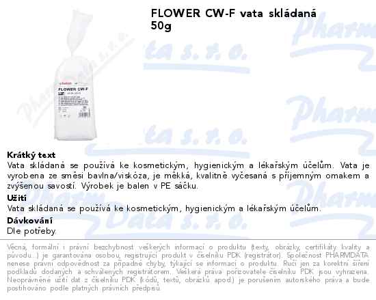 FLOWER CW-F vata sklĂˇdanĂˇ 50g