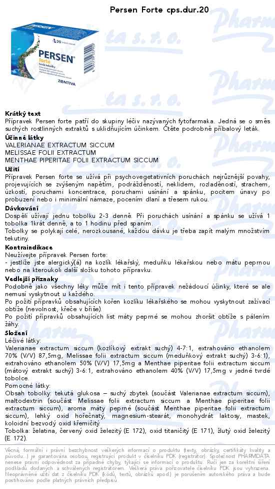 Persen Forte cps.dur.20