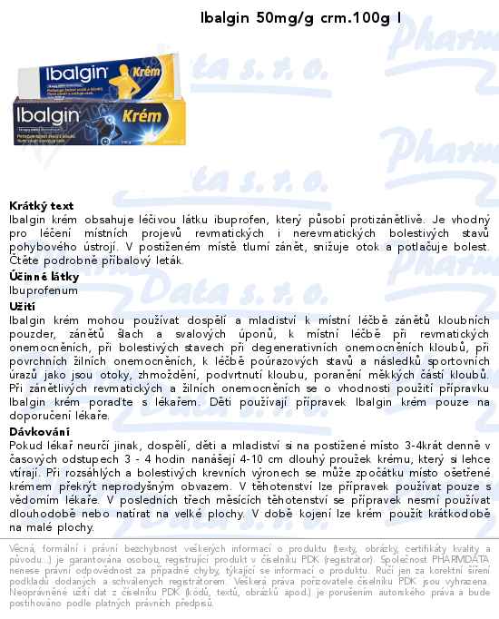 Ibalgin 50mg/g crm.100g I