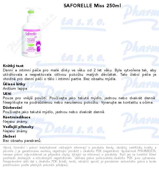 SAFORELLE Miss 250ml