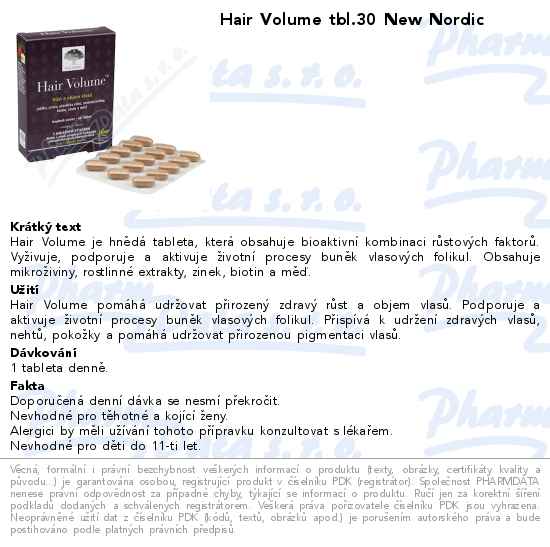 Hair Volume tbl.30 New Nordic