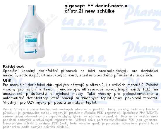 gigasept FF dezinf.nĂˇstr.a pĹ™Ă­str.2l new schĂĽlke
