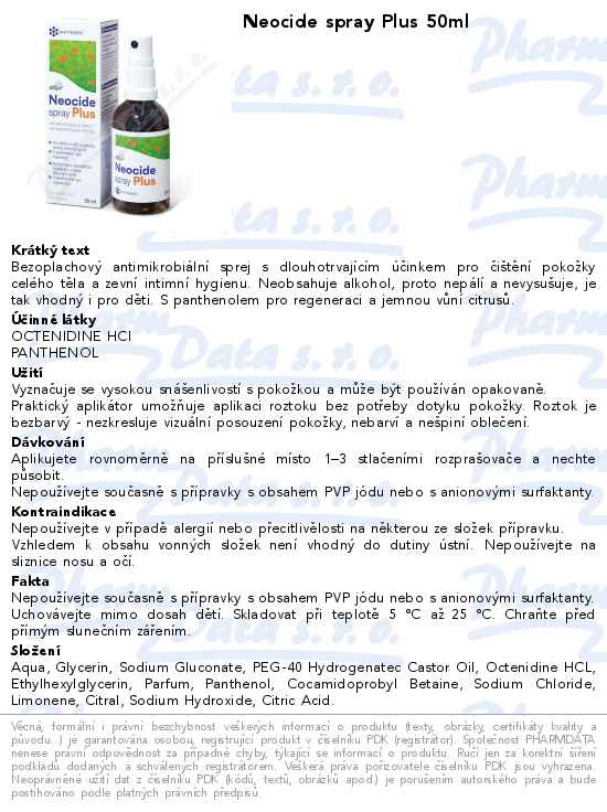 Neocide spray Plus 50ml