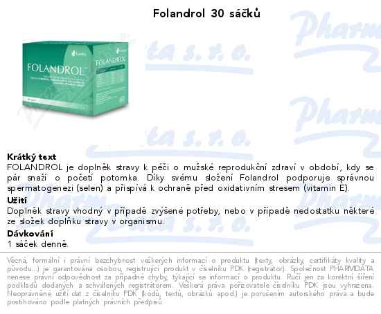 Folandrol 30 sĂˇÄŤkĹŻ