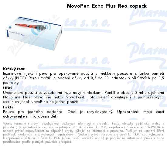 NovoPen Echo Plus Red copack