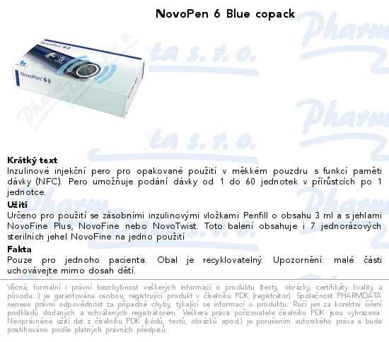 NovoPen 6 Blue copack
