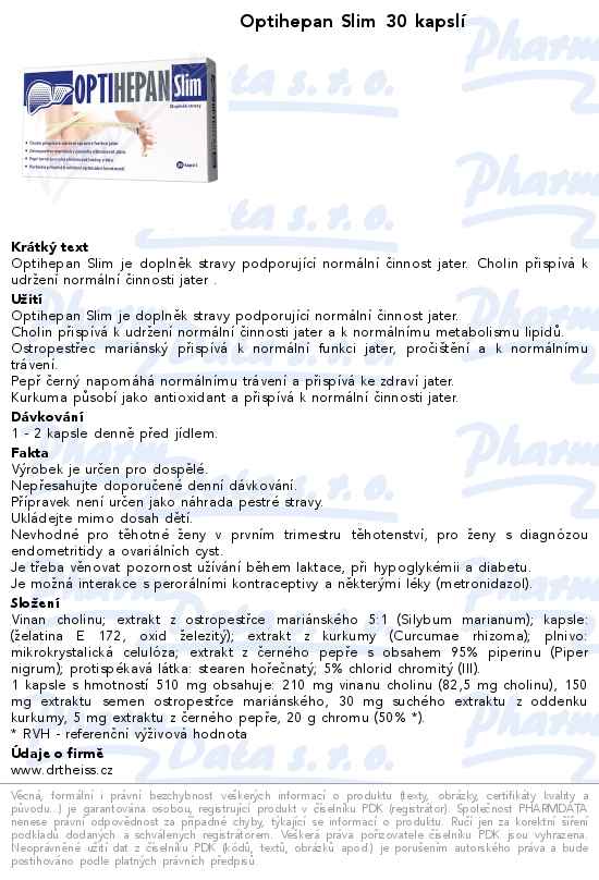 Optihepan Slim 30 kapslĂ­