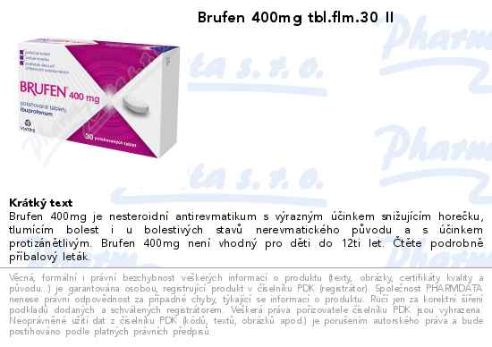 Brufen 400mg tbl.flm.30 II