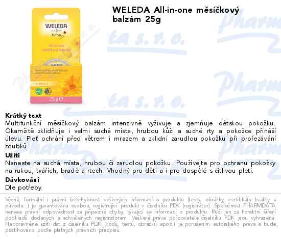 WELEDA All-in-one mÄ›sĂ­ÄŤkovĂ˝ balzĂˇm 25g