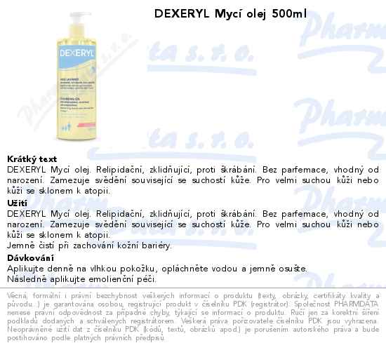 DEXERYL MycĂ­ olej 500ml