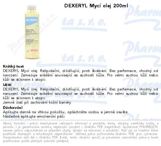 DEXERYL MycĂ­ olej 200ml