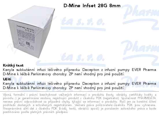 D-Mine Infset 28G 8mm