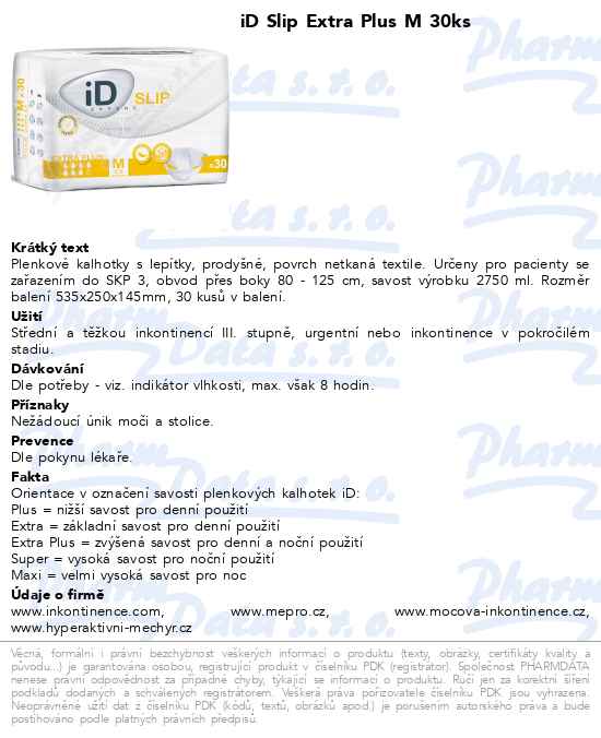 iD Slip Medium Extra Plus CEE 5610270300 30ks