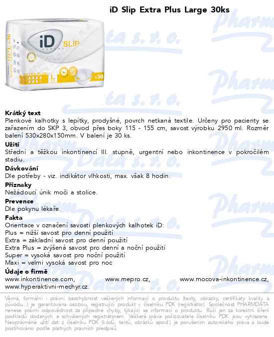 iD Slip Large Extra Plus CEE N8 5610370300 30ks