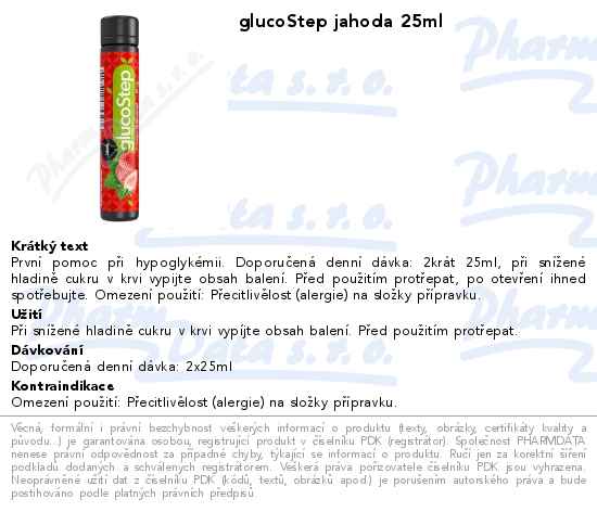 glucoStep jahoda 25ml