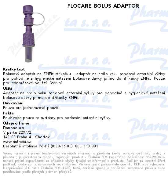 FLOCARE BOLUS ADAPTOR