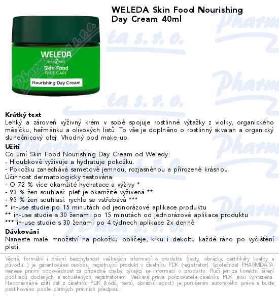 WELEDA Skin Food Nourishing Day Cream 40ml