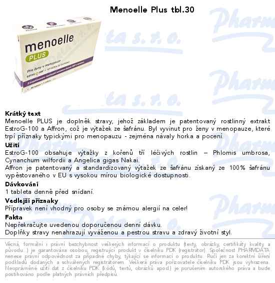 Menoelle Plus tbl.30
