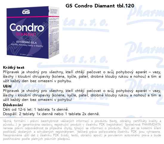 GS Condro DIAMANT tbl.120