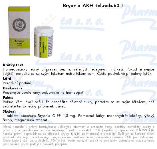 Bryonia AKH tbl.nob.60 I