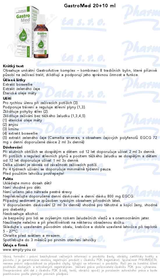 GastroMed 20+10 ml