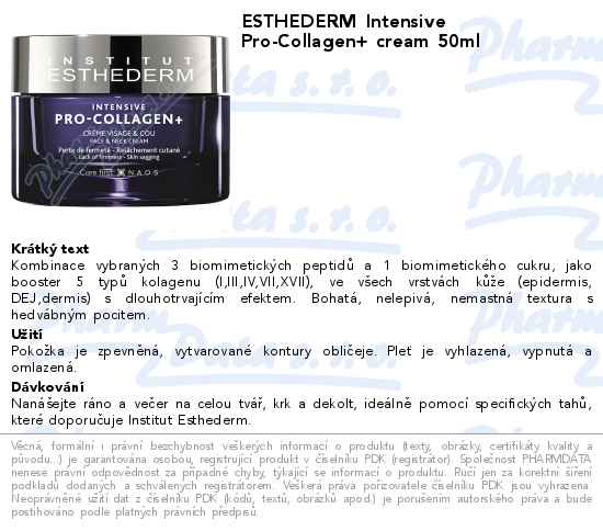 ESTHEDERM Intensive Pro-Collagen+ cream 50ml