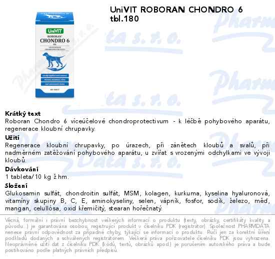 UniVIT ROBORAN CHONDRO 6 tbl.180
