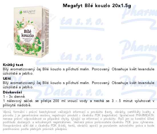 Megafyt BĂ­lĂ© kouzlo 20x1.5g